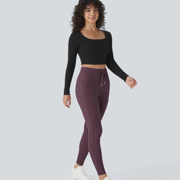 HALARA Softlyzero Drawstring Jogger Pants Dusky Evening Purple Large Tall NWT - Picture 6 of 6